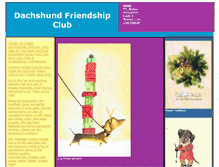 Tablet Screenshot of dachshundfriendshipclub.com